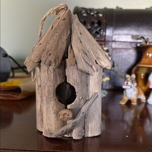 Rustic Driftwood Birdhouse